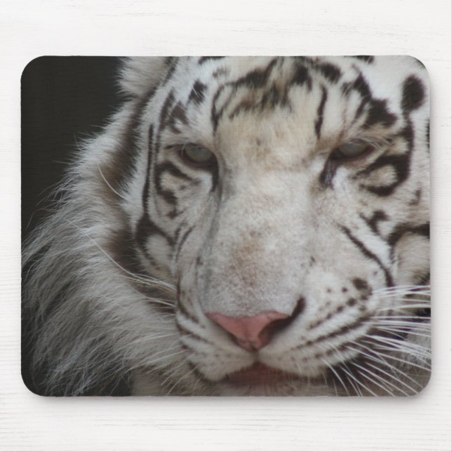 Weißer Tiger Mousepad (Vorne)