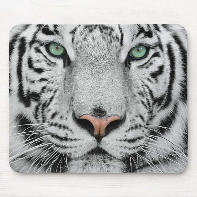 Weißer Tiger Mousepad (Vorne)