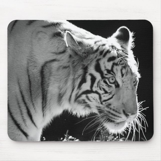 Weißer Tiger Mousepad (Vorne)