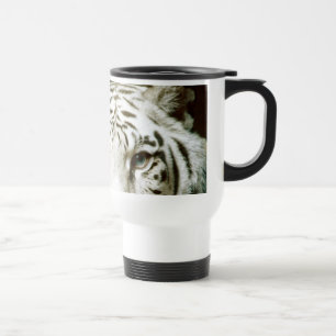 Weißer Tiger Reisebecher