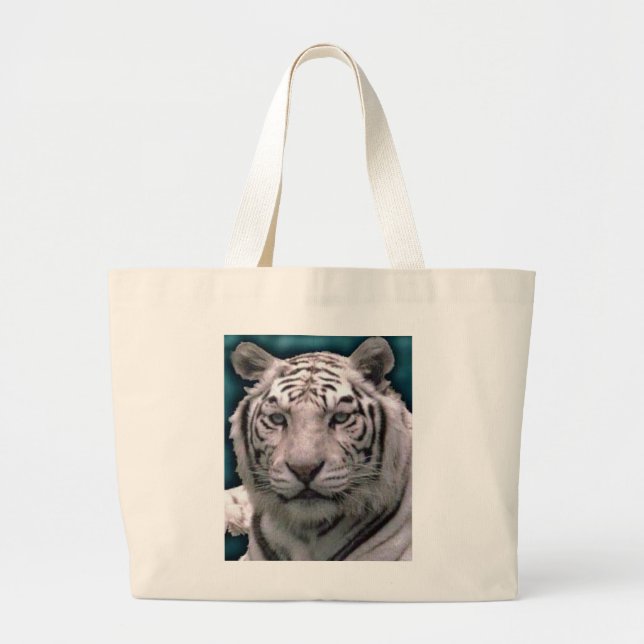 Weißer Tiger, riesige Tasche (Vorne)