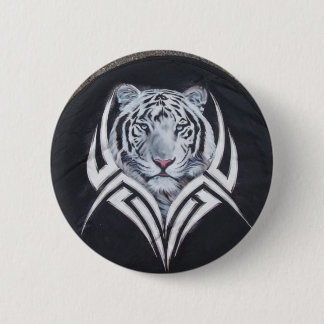 Weißer Tiger Stammes- Button