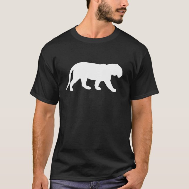 Weißer Tiger T-Shirt (Vorderseite)