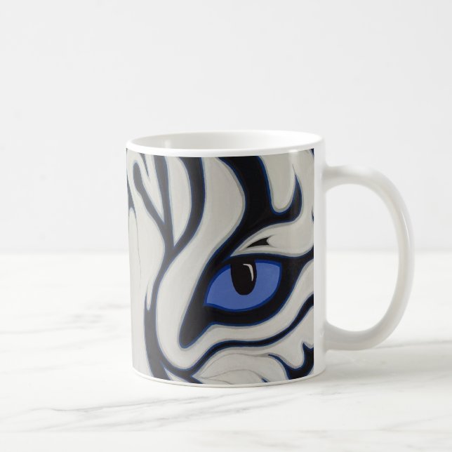 Weißer Tiger Tasse (Rechts)