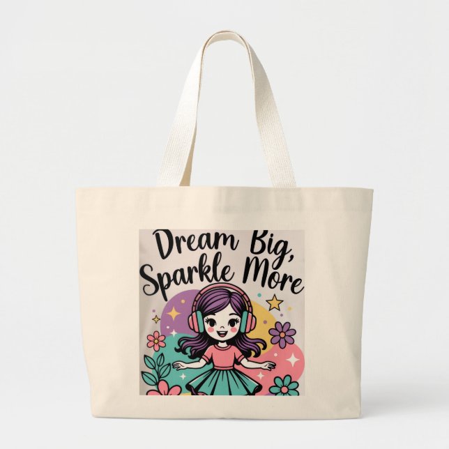 Weißer Tote Bag Jumbo Stoffbeutel (Vorne)
