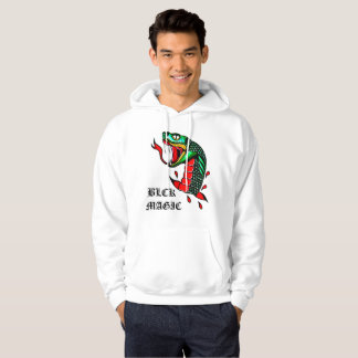 Weißer traditioneller SchlangeHoodie Hoodie
