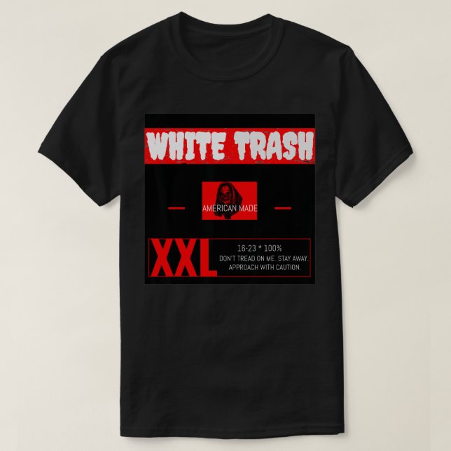 WEISSER TRASH  T-Shirt (Design vorne)