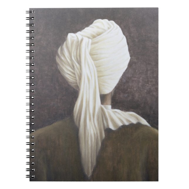 Weißer Turban 2005 Notizblock (Vorderseite)