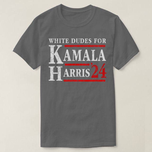 Weißer Typ für Kamala 2024 T-Shirt (Design vorne)