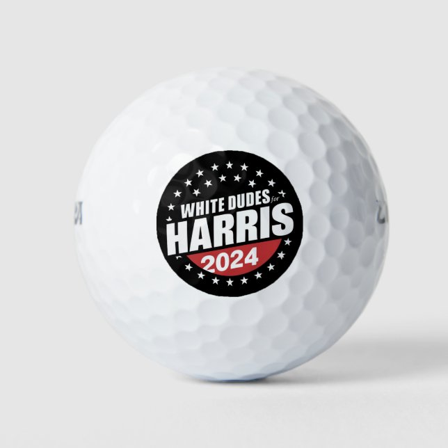 Weißer Typ für Kamala Harris 2024 Golfball (Vorderseite)