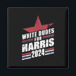 Weißer Typ für Kamala Harris 2024 Magnet<br><div class="desc">Weißer Typ für Kamala Harris 2024</div>