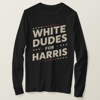 Weißer Typ für Kamala Harris Abstimmung 2024 T-Shirt
