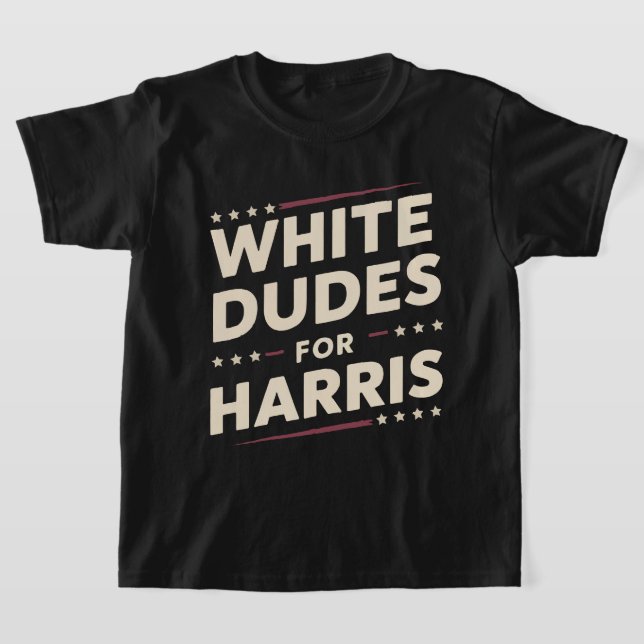 Weißer Typ für Kamala Harris Abstimmung 2024 T-Shirt (Ablage )