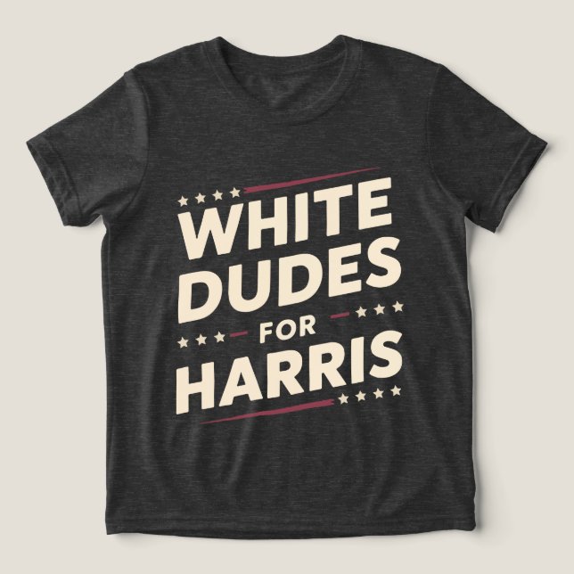 Weißer Typ für Kamala Harris Abstimmung 2024 Tri-Blend Shirt (Design Vorderseite)