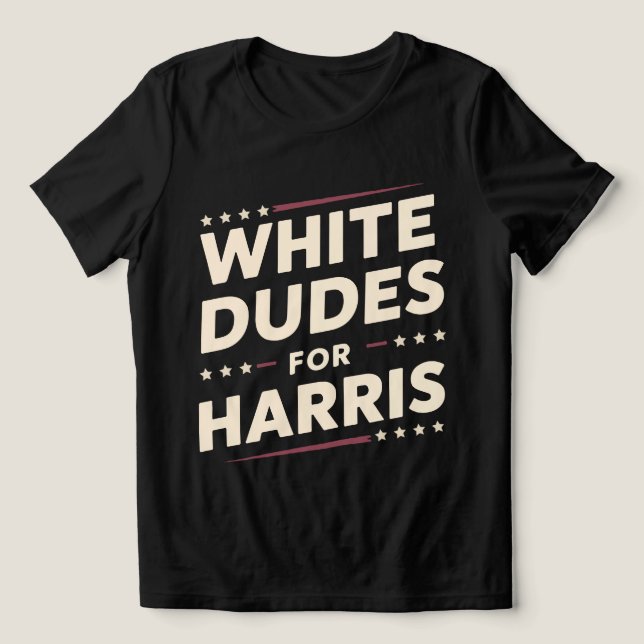 Weißer Typ für Kamala Harris Abstimmung 2024 Tri-Blend Shirt (Design Vorderseite)