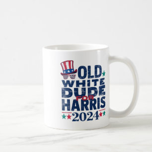 Weißer Typ für Kamala-harris Erste weibliche Präsi Kaffeetasse