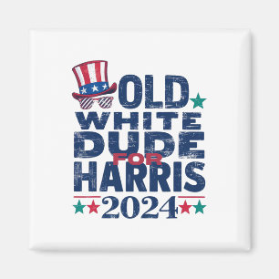Weißer Typ für Kamala-harris Erste weibliche Präsi Magnet