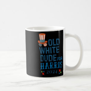 Weißer Typ für Kamala-Harris Präsident 2024 Kaffeetasse