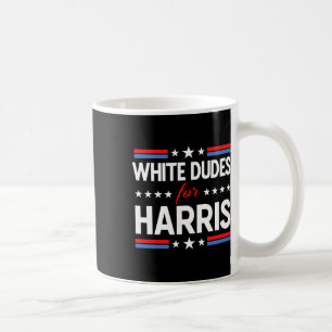 Weißer Typ für Kamala Harris Präsidentschaftswahl Kaffeetasse