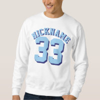 Weißer u. blauer Sport-Jersey-Entwurf der