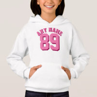 Weißer u. rosa Sport-Jersey-Entwurf der Kind|