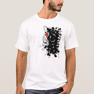 Weißer UDB Spritzer-T - Shirt
