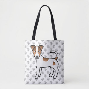 Weißer und brauner Parson-Russell-Terrier mit glat