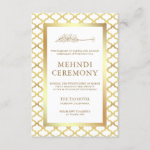 Weißer und goldmarokkanischer Quatrefolien-Moslem