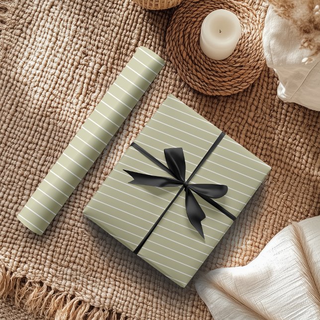 Weißer und weißer Streifen Geschenkpapier (Von Creator hochgeladen)