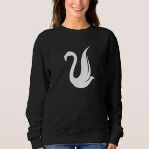 Weißer Vogel Flamingo Schöne Tierwelt Natur Anim Sweatshirt