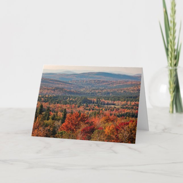 Weißer Wald | New Hampshire Karte (Vorderseite)