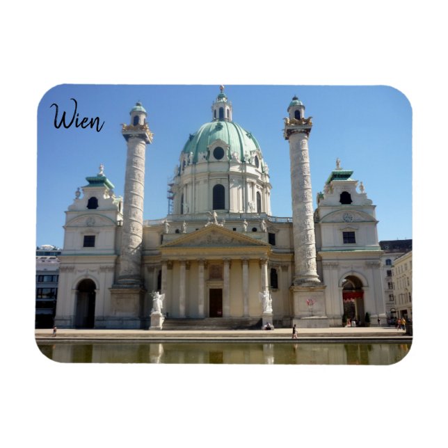 Weißer Wein Magnet (Horizontal)