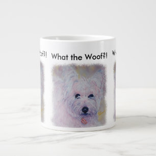 WEISSER WEST HIGHLAND TERRIER Jumbo-Tasse
