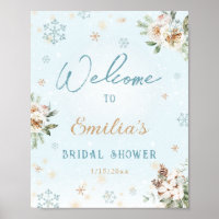 Weißer Winterschnee gefrorenes Brautparty