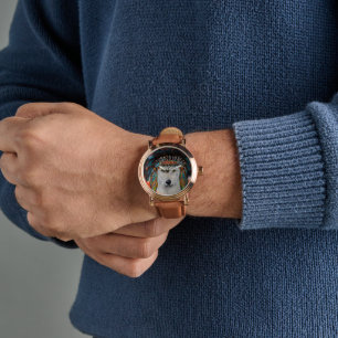 Weißer Wolf Armbanduhr