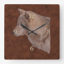 Weißer Wolf-Tier-Porträt-Kunst