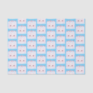 Weißer Zuckerguss Sprinkle Geburtstagstorte Seidenpapier