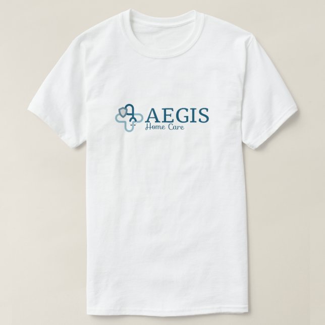 Weißes Aegis T-Shirt (Design vorne)