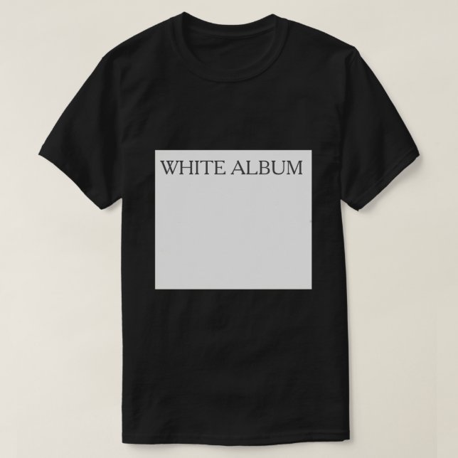 Weißes Album T-Shirt (Design vorne)