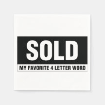 Weißes Anwesen Cocktailpapier Napkins