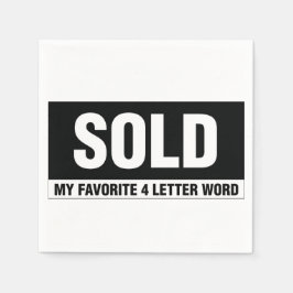 Weißes Anwesen Cocktailpapier Napkins Serviette