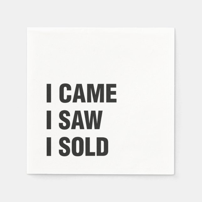 Weißes Anwesen Cocktailpapier Napkins Serviette (Vorderseite)