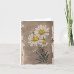 Weißes Aquarellfarben - gefaltete leere Karte