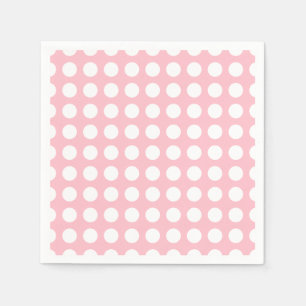 Weißes auf rosa Weißes Papier mit großen, horizont Serviette