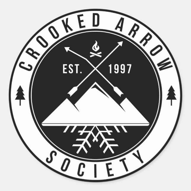 Weißes Aufkleber (Vorderseite)