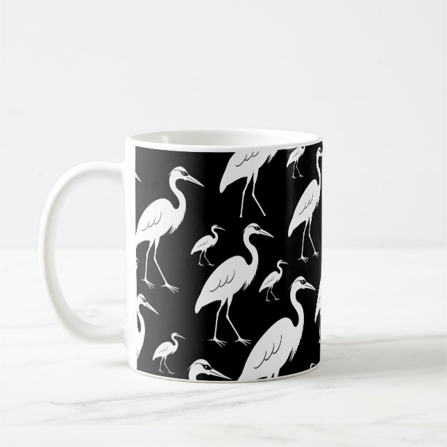 Weißes Auge Kaffeetasse (Links)