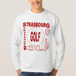 Weißes basisches T-Shirt STRASSBURG GOLF