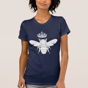 Weißes Bienenkönigin-Logo… sind Sie eine T-Shirt