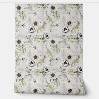 Weißes Blumenblättern Wasserfarbe