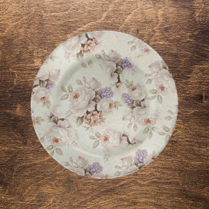 Weißes Blumenzinnpapier Seidenpapier